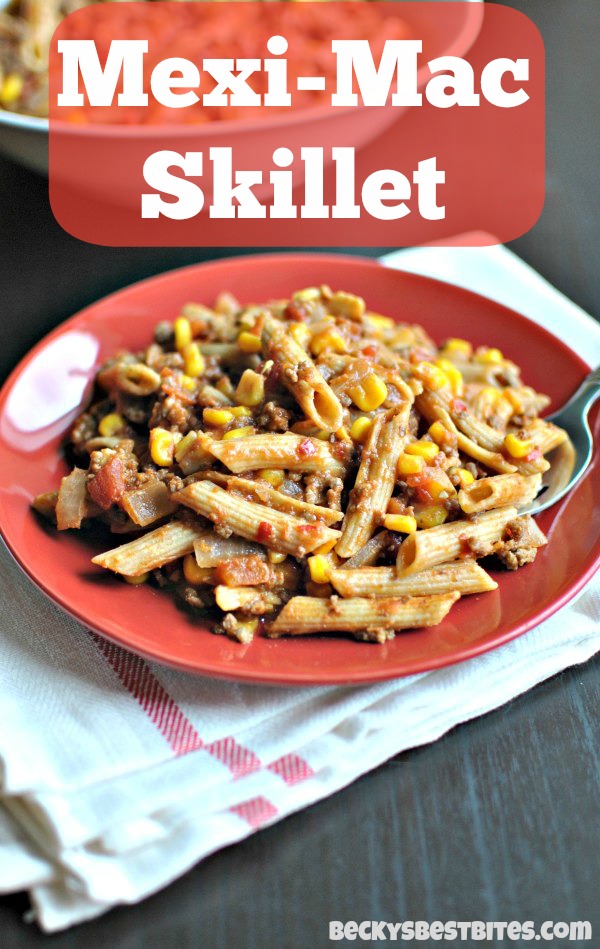 How to make the Mexi-Mac Skillet recipe_beckysbestbites