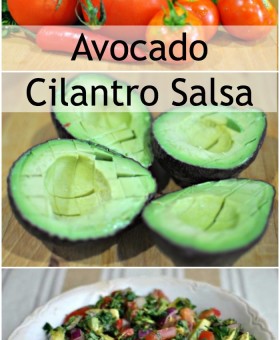 Avocado Cilantro Salsa by Becky's Best Bites