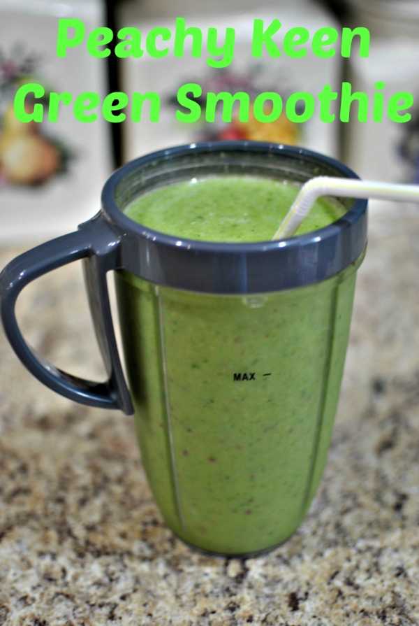 Peachy Keen Green Smoothie