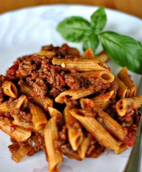 slow cooker spicy spaghetti