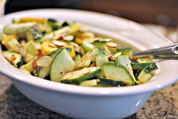 easy raw zucchini salad recipe