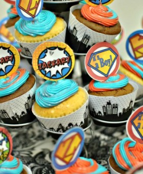 super hero baby shower