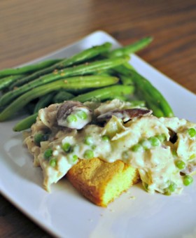 Lighter-Creamed-Chicken-and-Cornbread