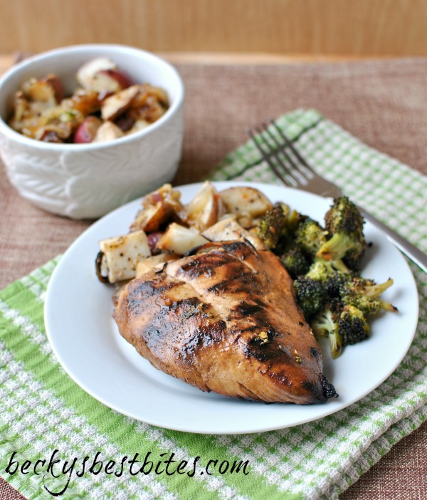 angy-marinated-grilled-chicken-and-foil-packet-new-potatoes-with-broccoli