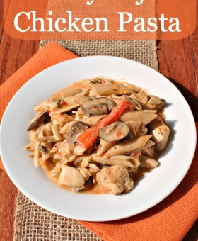 Skinny Cajun Chicken Pasta