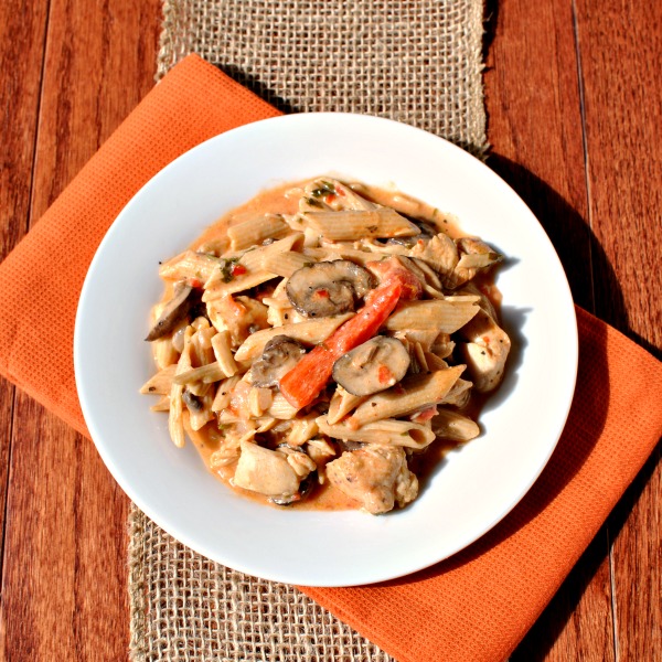 Skinny Cajun Chicken Pasta