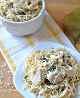 Skinny Chicken Piccata Pasta