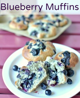 Protein Packed Blueberry Muffins recipe by Becky's Best Bites