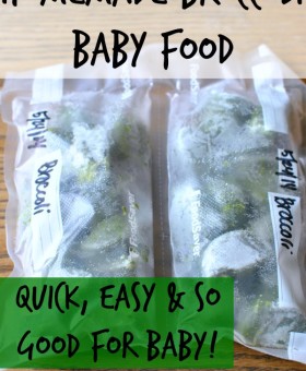 Homemade Broccoli Baby Food by Becky's Best Bites