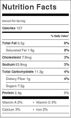 protein packed blueberry muffins nutrition label