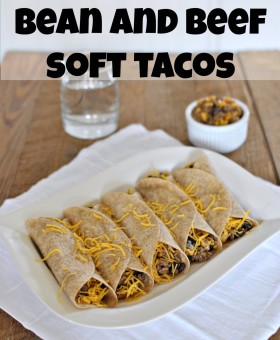 Corn, Black Bean and Beef Soft Tacos are a quick, easy and healthy weeknight meal to add to the rotation. Kid-friendly and approved by the whole family. #weeknightmeal #kidfirendly #healthyrecipe by beckysbestbites.com