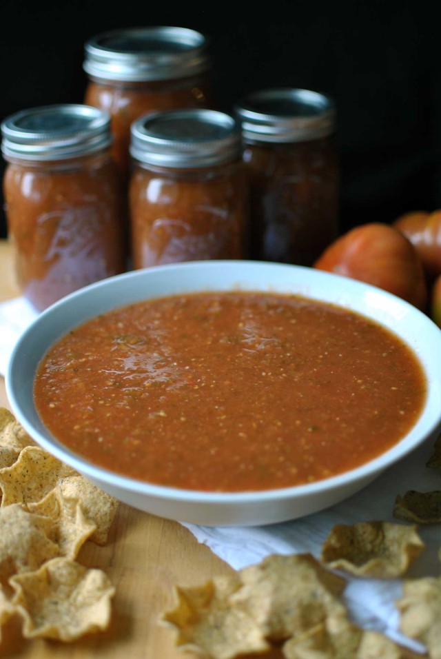 Homemade Roasted Tomato Salsa - Becky's Best Bites