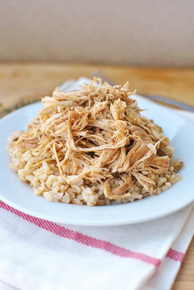 Slow Cooker Salsa Chicken and Rice Super Easy Recipe by Becky's Best Bites