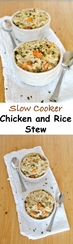 Slow Cooker Chicken and Rice Stew by Becky's Best Bites