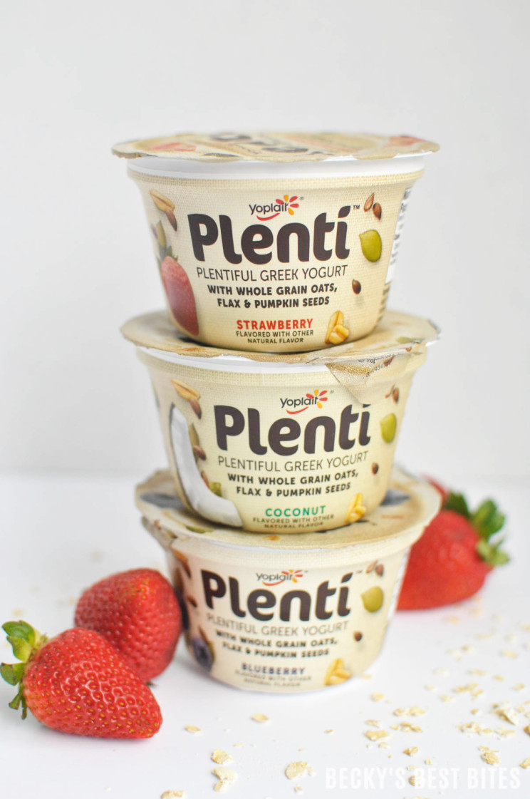 Yoplait Plenti Greek Yogurt is a perfect on-the-go snack that never leaves me feeling hungry! 