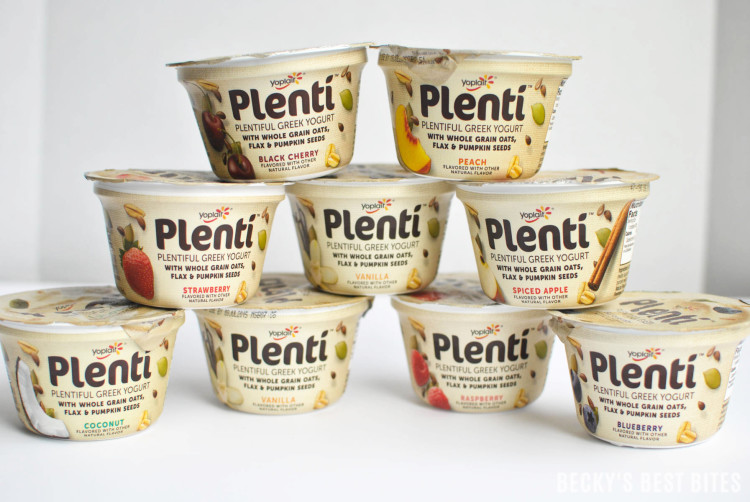 Yoplait Plenti Greek Yogurt is available at Kroger. 