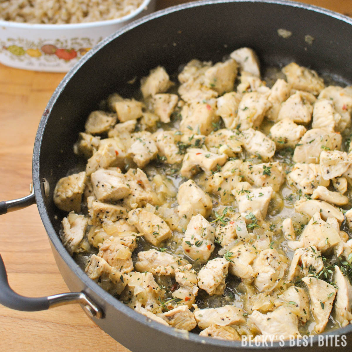 Super Simple Skillet Lemon Pepper Chicken