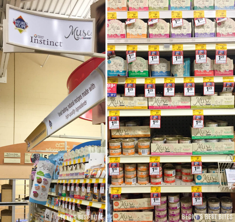 Purina Muse® Natural Cat Food is sold exclusively at PetsMart