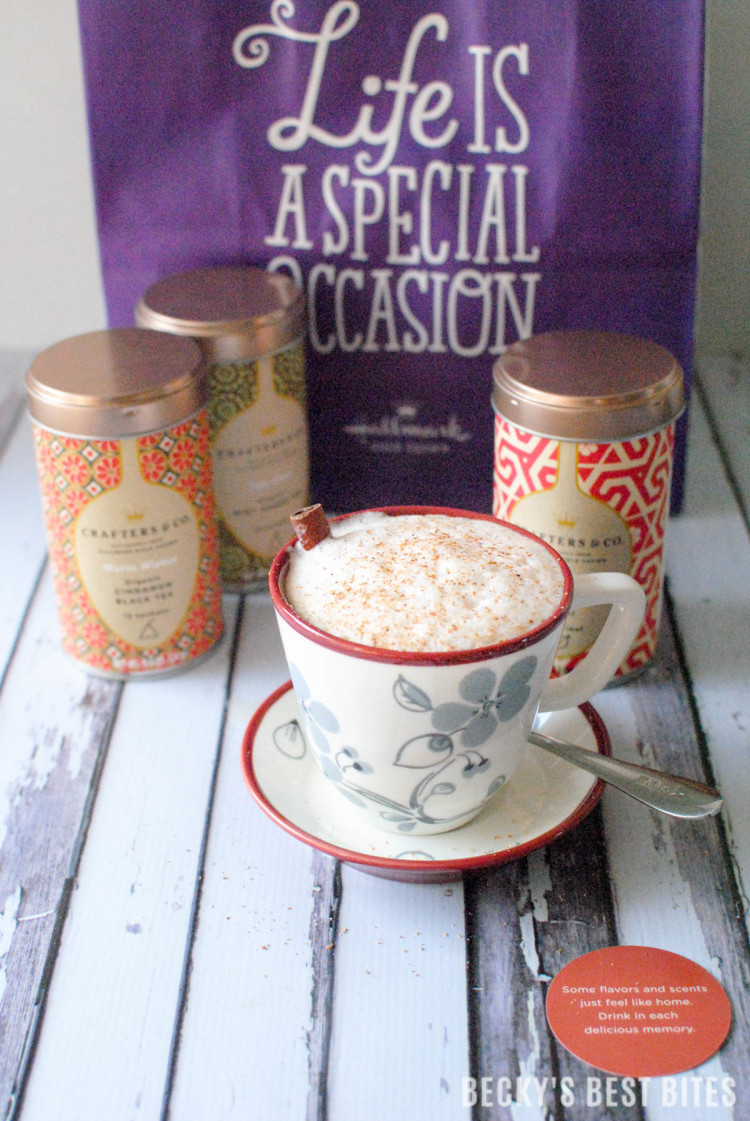 Healthy Holiday Chai Tea Latte #Hallmark-3