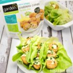 Gardein Crabless Cakes Lettuce Wraps with Creamy Avocado Sauce