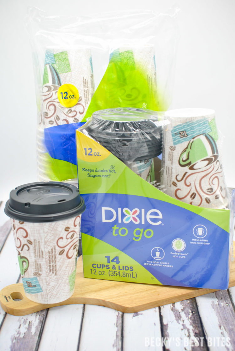 Stress Less Crush the Holidays with Dixie® To Go! Enjoy your hot beverages confidently with no effort, no clean up and no worries! More time to focus on the things that matter like celebrating this holiday season with friends, family and loved ones!! #CupForCrushingIt #ad | beckysbestbites.com 