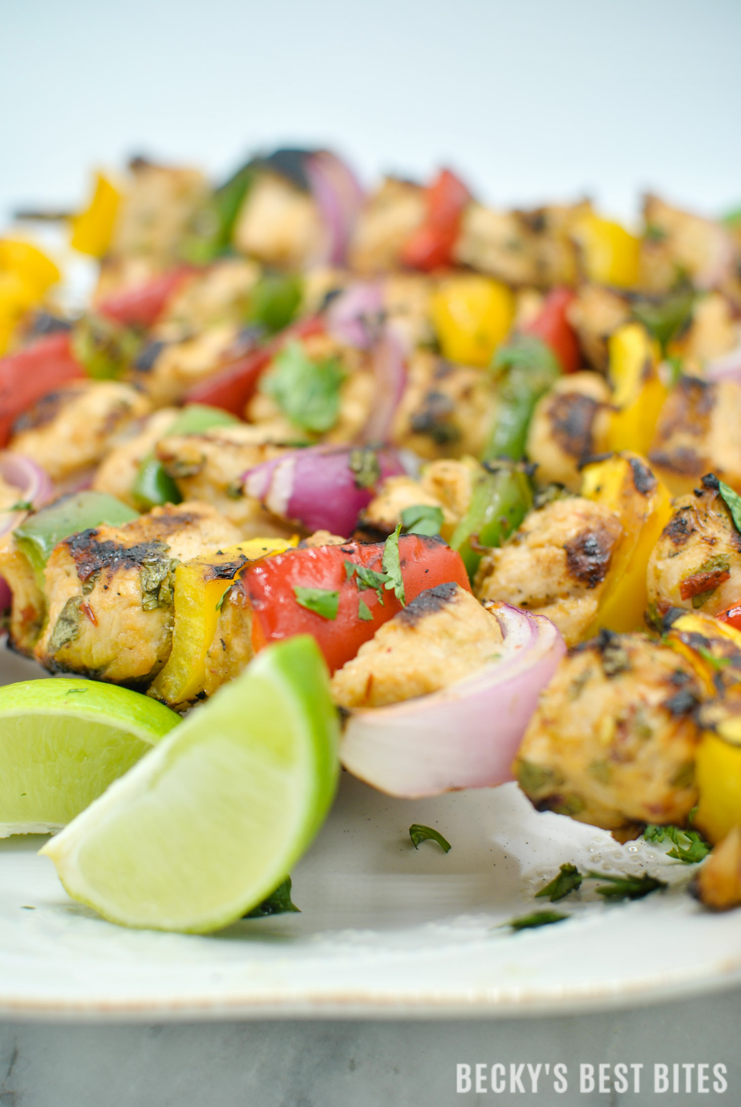 Chipotle Lime Turkey Kabobs and Chipotle Cilantro Rice