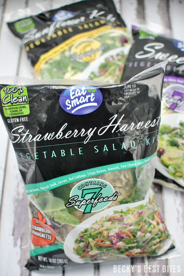 Learn how Eat Smart Clean Label Salad Kits are helping me achieve my personal wellness goals! It is time for a Summer Slim down to feel confident in a bathing suit the first time post baby. #EatSmartEatClean #IC #ad