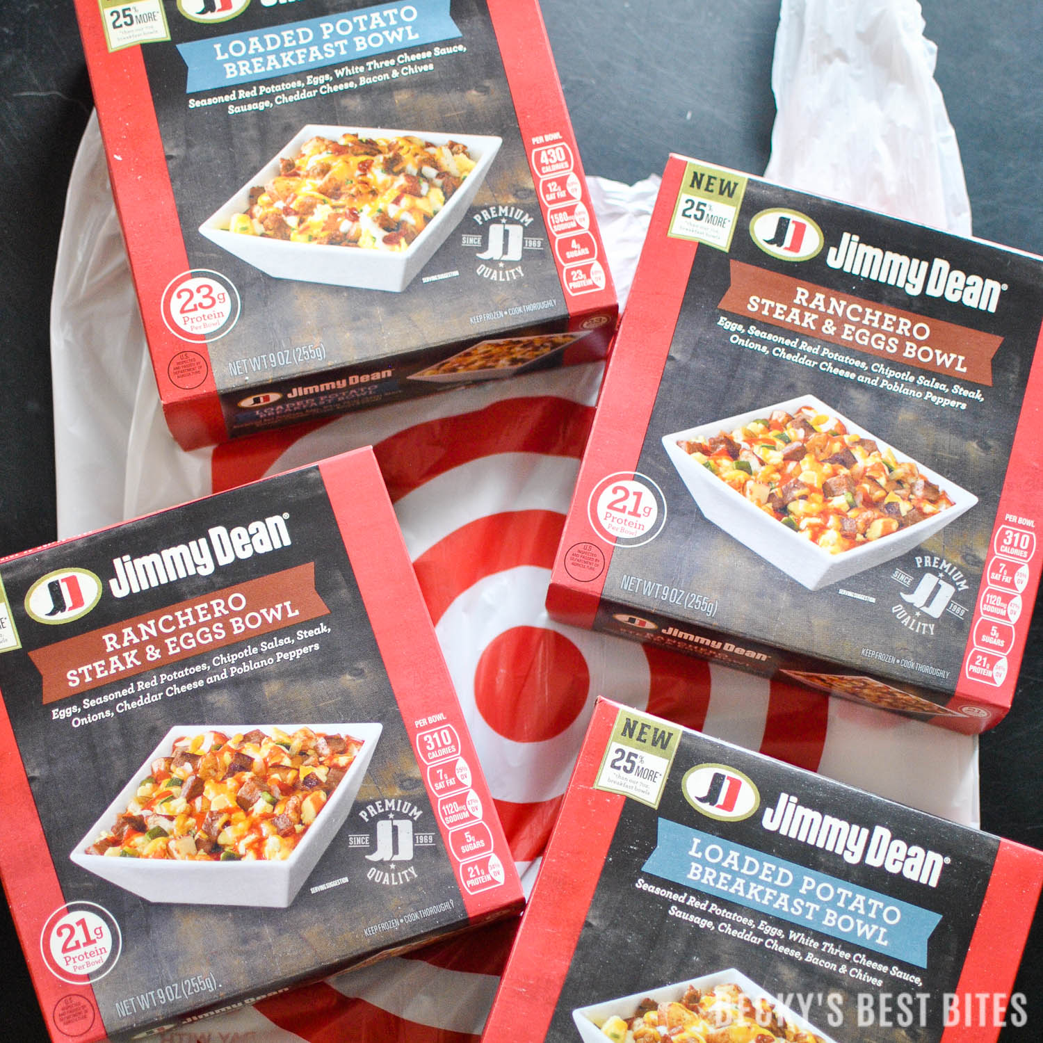 Have quick and easy meal solutions on-hand for crazy back to school days with Jimmy Dean Bowls at Target. Each bowl contains 21-23 grams of protein, filled with premium ingredients and is ready in under 5 minutes. | beckysbestbites.com