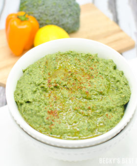 Green Goddess Spinach Hummus