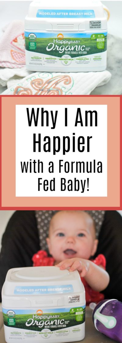 Why I Am Healthier with a Formula Fed Baby! Sharing my personal experiences of motherhood and journey in infant feeding that didn't go as originally planned. #ThisIsHappy #ad | beckysbestbites.com