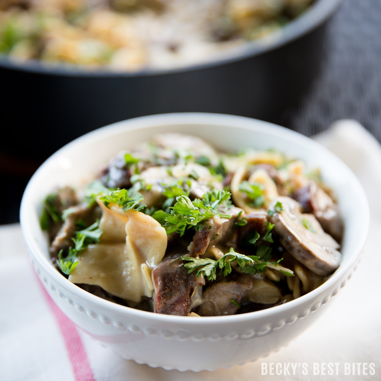 One Pot Beef and Mushroom Stroganoff - Budget Bytes