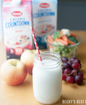 #ad Learn how I am making healthier choices inspired by Hood Calorie Countdown. This includes more fruits, vegetables, whole foods and incorporating exercise into my daily routine. Also I am reducing the overall sugar intake of my family without giving up the foods that we love! #CalorieCountdown #IC | beckysbestbites.com