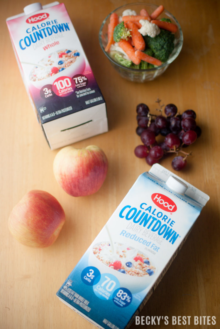 #ad Learn how I am making healthier choices inspired by Hood Calorie Countdown. This includes more fruits, vegetables, whole foods and incorporating exercise into my daily routine. Also I am reducing the overall sugar intake of my family without giving up the foods that we love! #CalorieCountdown #IC | beckysbestbites.com