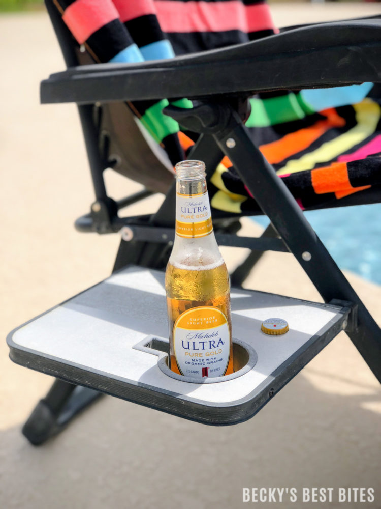 Msg 21+: Getting Ready for a Pure Gold Summer - gardening, landscaping and pool time = Fit and Fun! Michelob ULTRA Pure Gold is made with organic grains. for a pure, refreshing taste! Free from artificial colors and flavors and only 85 calories & 2.5 carbs. Here for a limited time with limited quantities so try it today! #PureGold #LiveULTRA #ad @MichelobULTRA | beckysbestbites.com