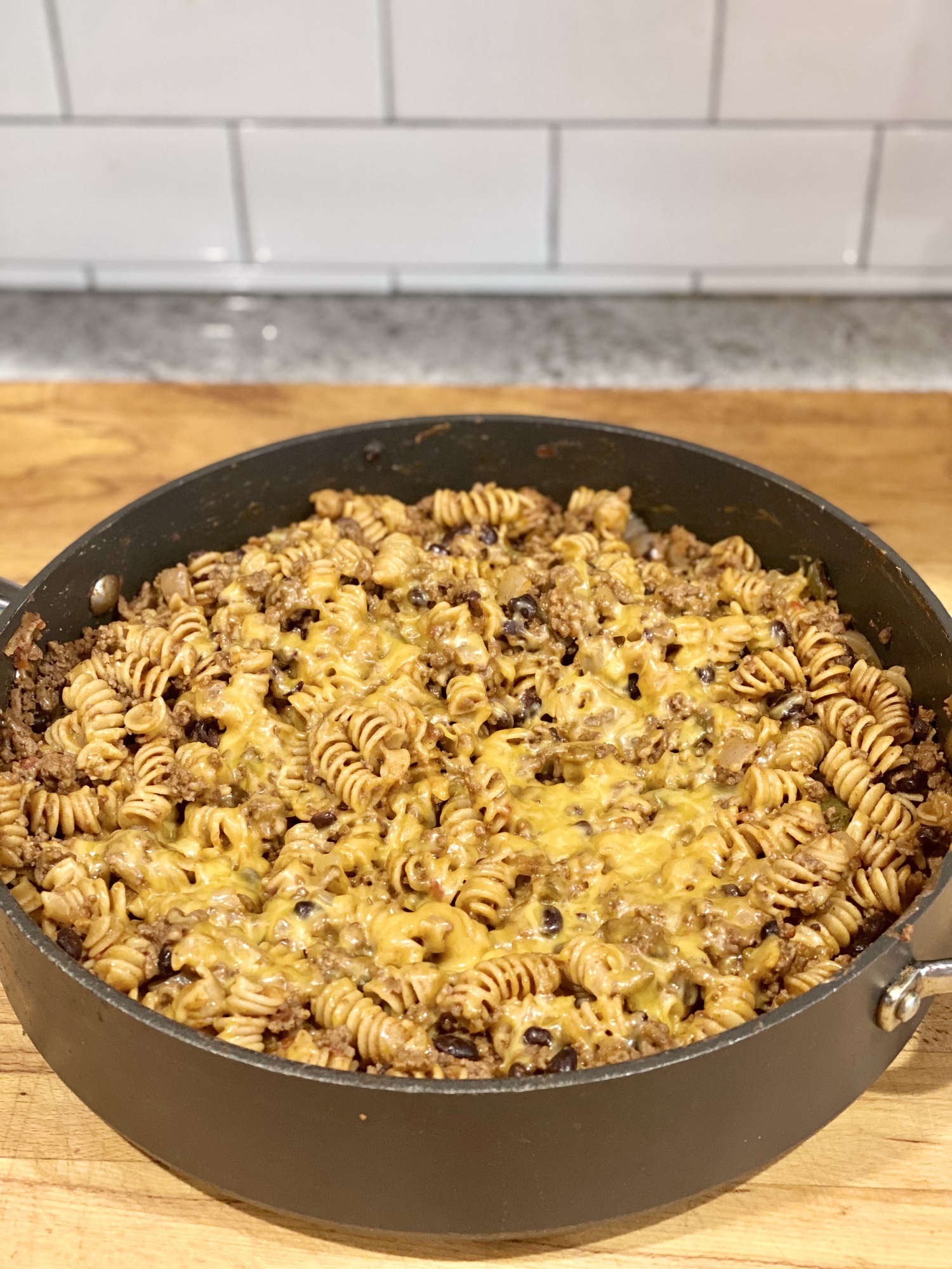 Cheesy Taco Pasta